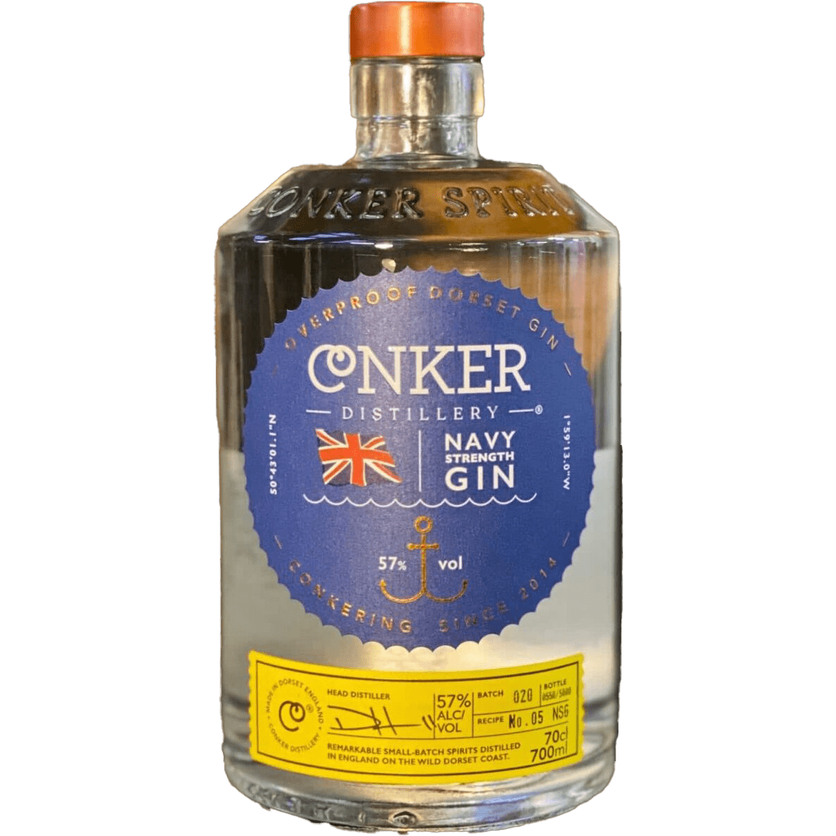 Conker Distillery Navy Strength Gin The General Wine Company