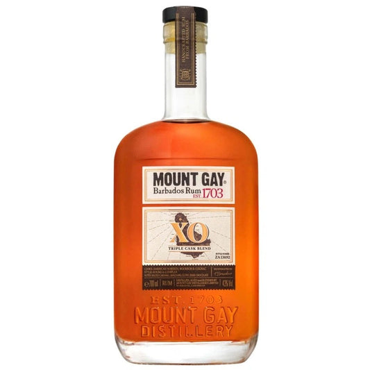 Mount Gay XO Barbados Rum 43% 70cl - The General Wine Company