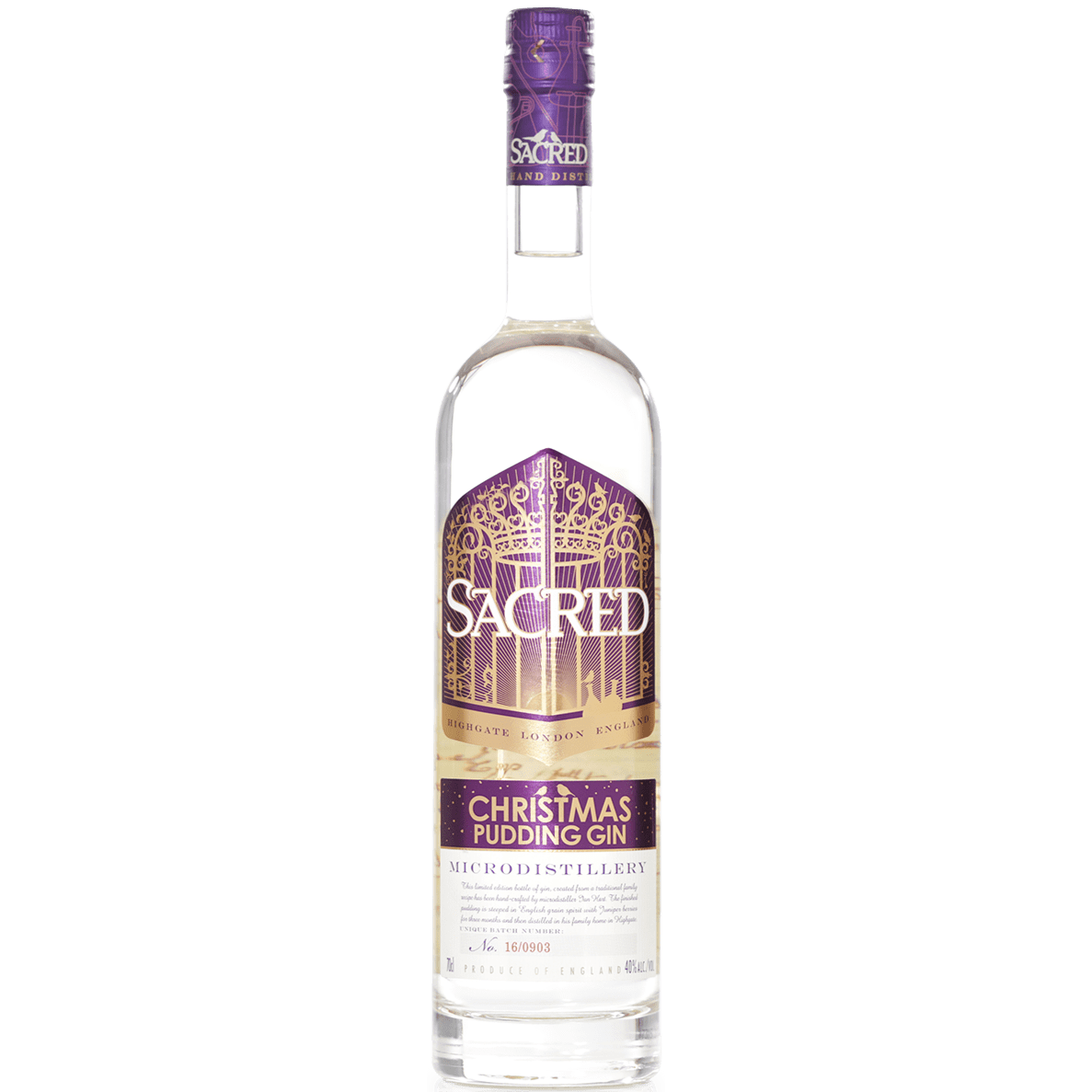 Sacred Christmas Pudding Gin The General Wine Company