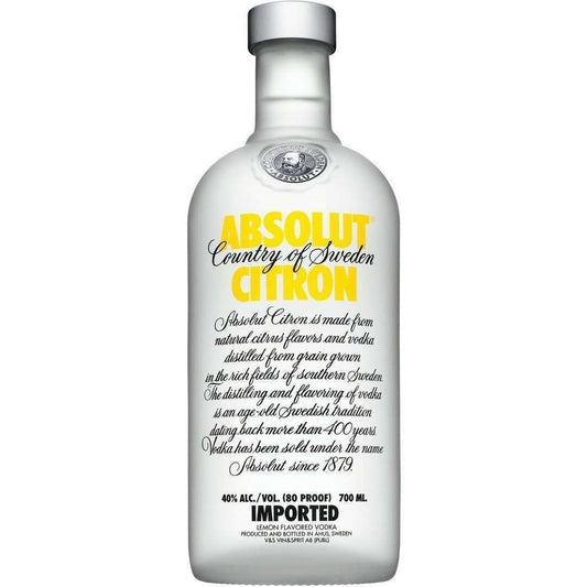 Absolut Citron 70cl - The General Wine Company