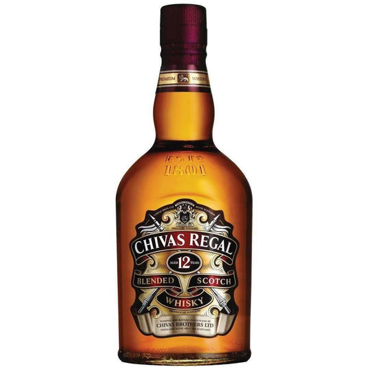 Chivas Regal 12 Year Old Blended Scotch Whisky 70cl - The General Wine Company