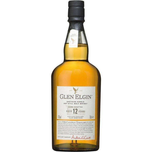 Glen Elgin 12 Year Old Speyside Single Malt Scotch Whisky - The General Wine Company