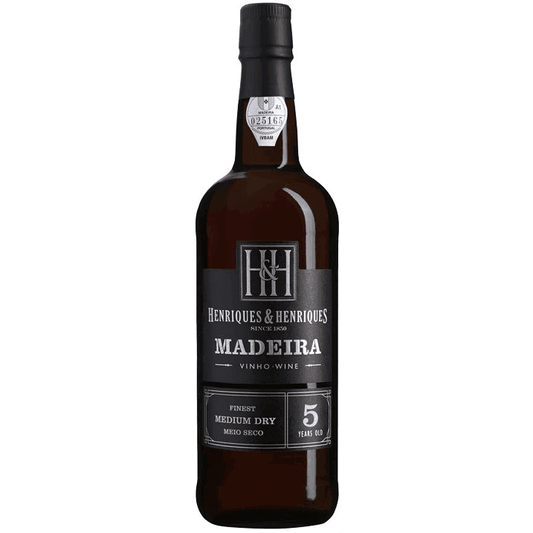 Henriques and Henriques 5 Year Old Medium Dry Madeira 50cl - The General Wine Company