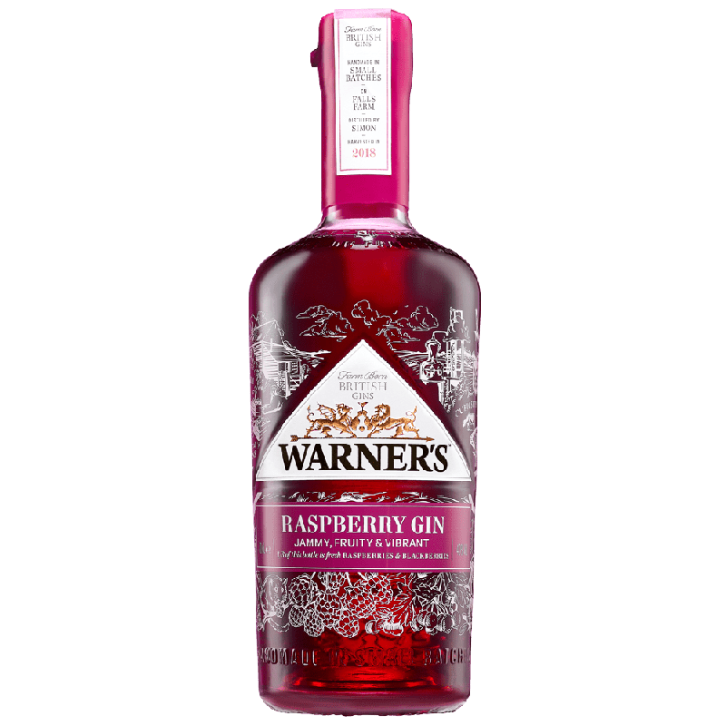 Warners Gin Raspberry Hedgerow Gin