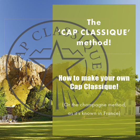 The 'Cap Classique' Process or, how to make your own champagne!!