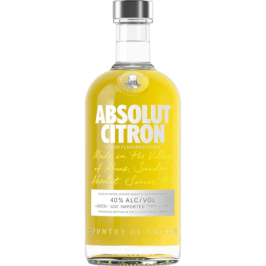 Absolut Citron - Lemon Flavoured Vodka The General Wine Company