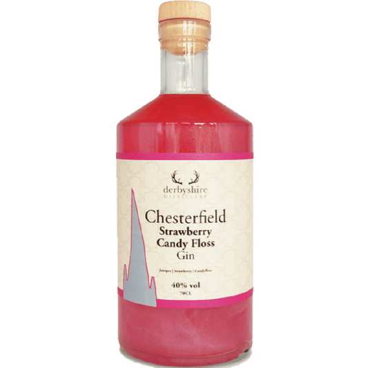 Derbyshire Distillery Strawberry Candy Floss Gin 50cl