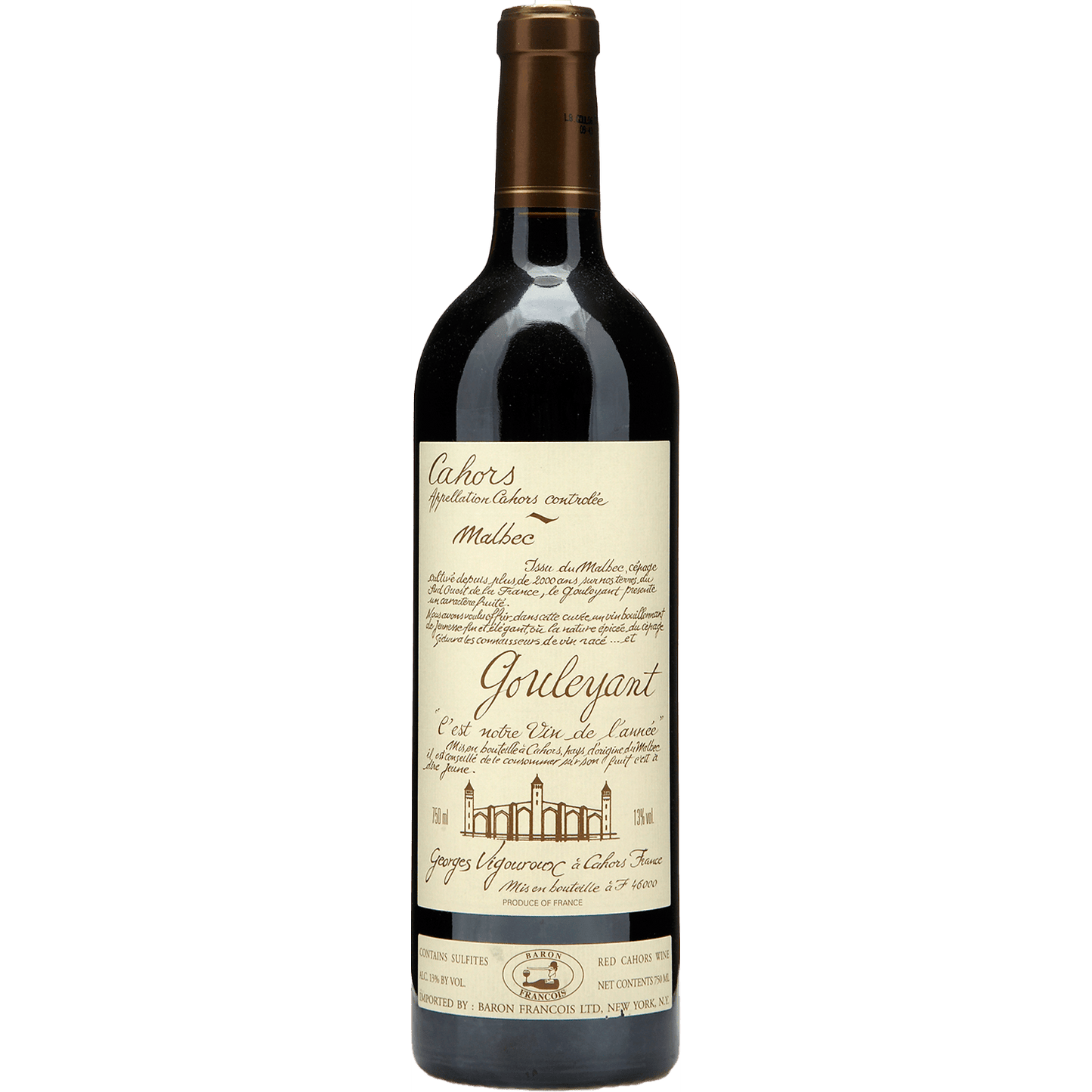 Georges Vigouroux Gouleyant Cahors Malbec The General Wine Company