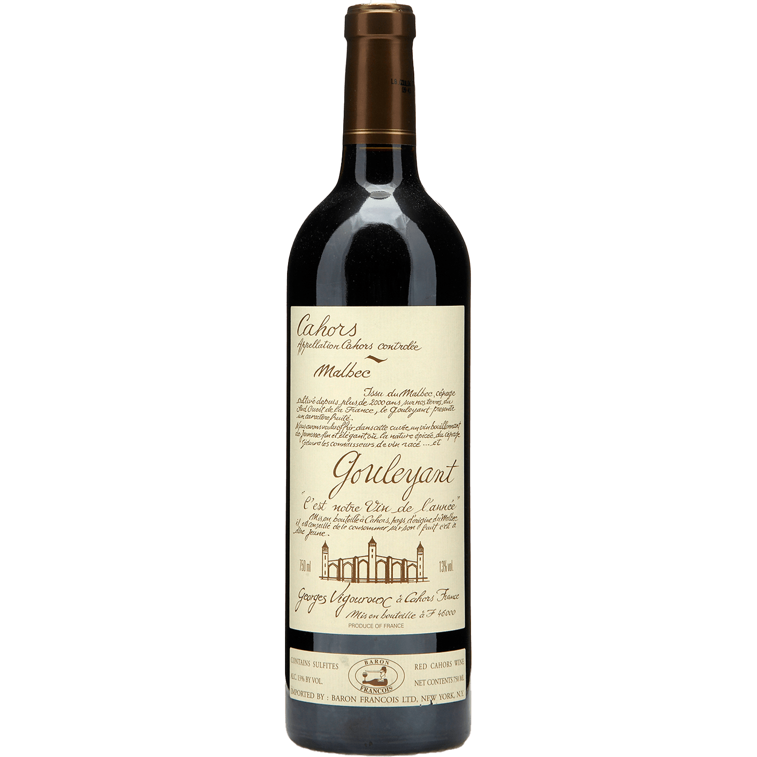 Georges Vigouroux Gouleyant Cahors Malbec The General Wine Company