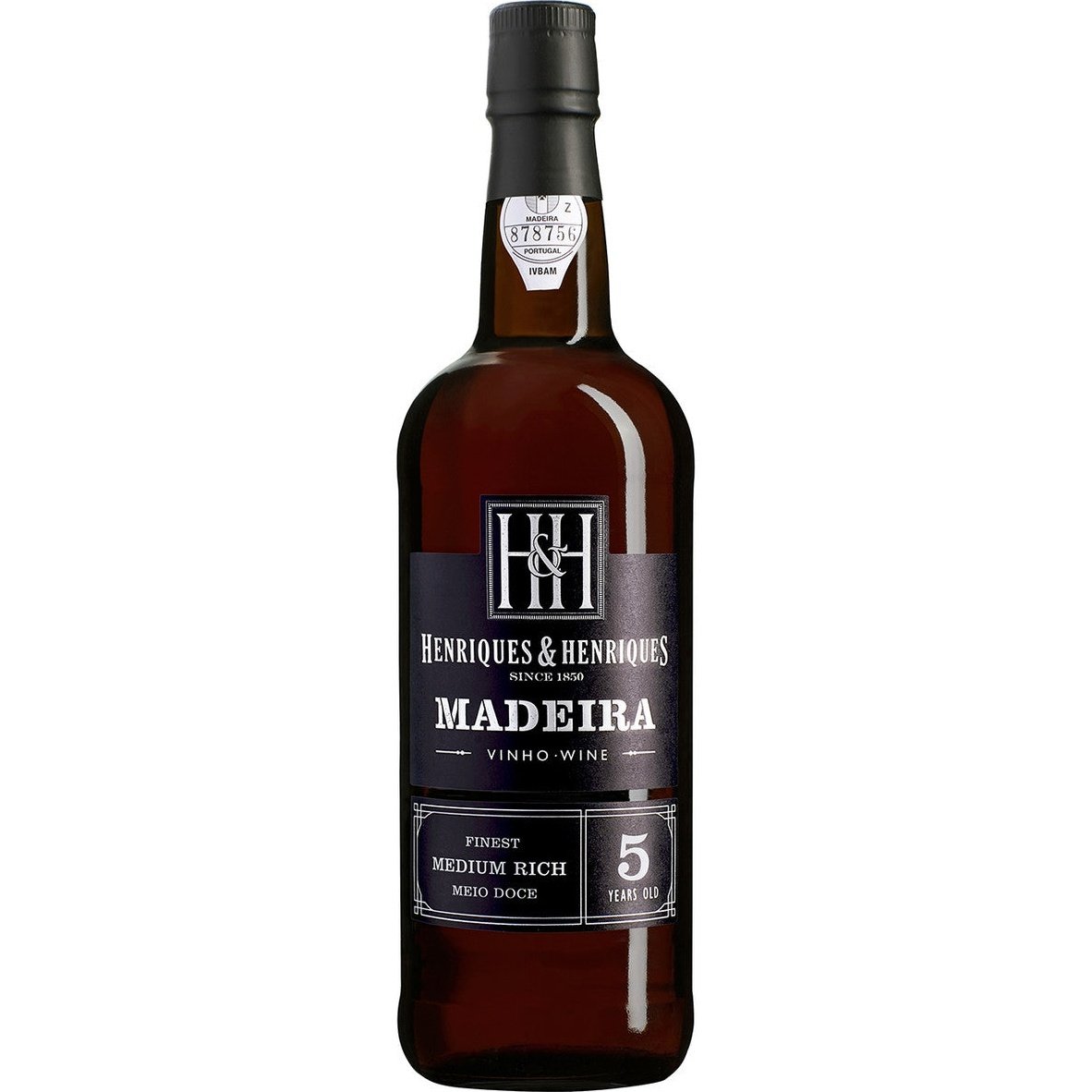 Henriques and Henriques 5 Year Old Medium Rich Madeira 50cl - The General Wine Company