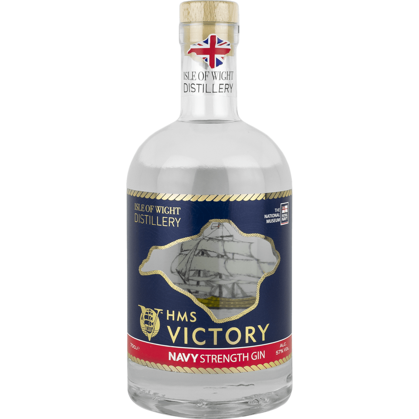 Isle of Wight Distillery HMS Victory Navy Strength Gin The General Wine Company