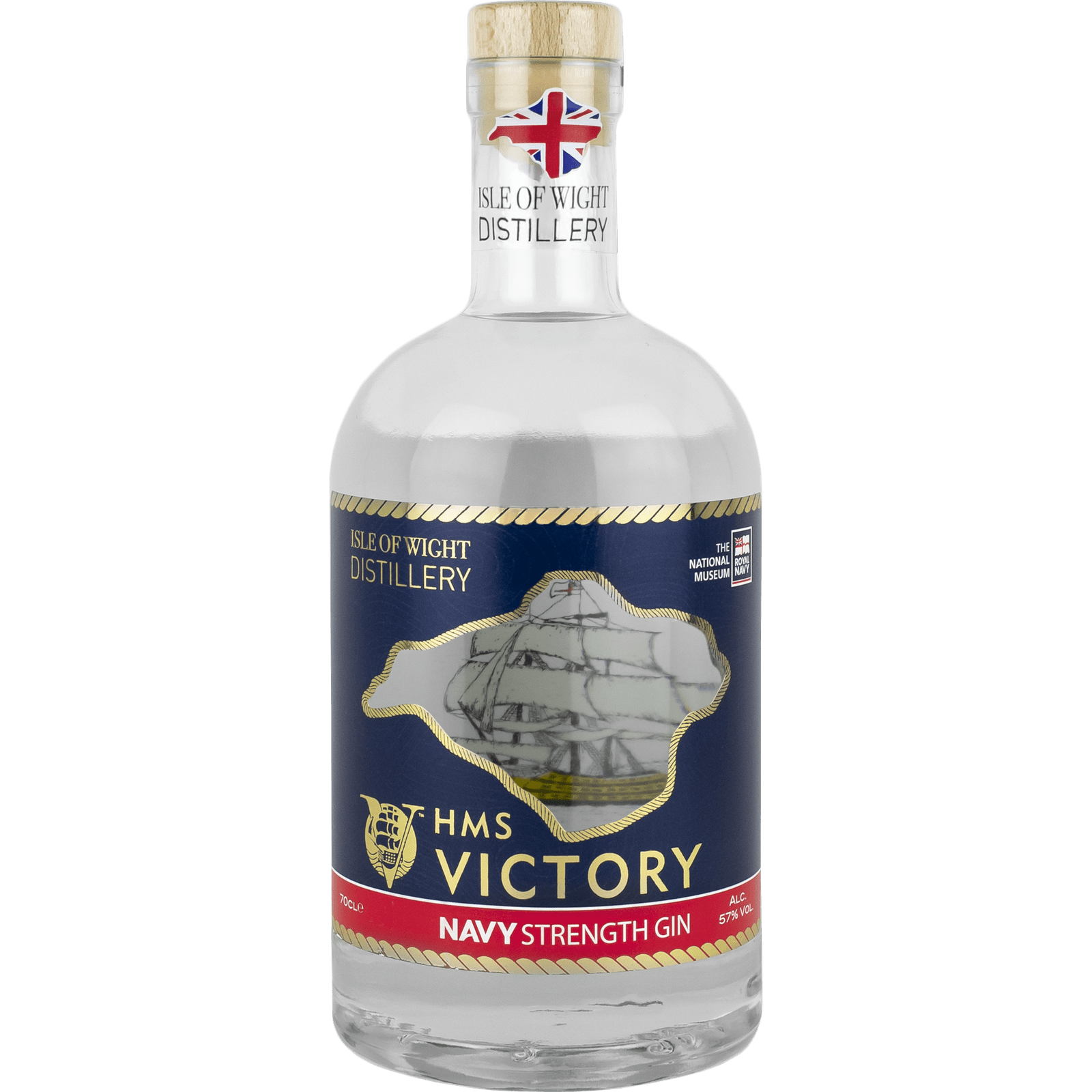 Isle of Wight Distillery HMS Victory Navy Strength Gin The General Wine Company
