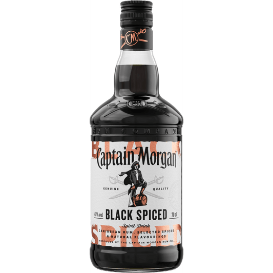 Captain Morgan Black Spiced Spirit Drink with Caribbean Rum The General Wine Company
