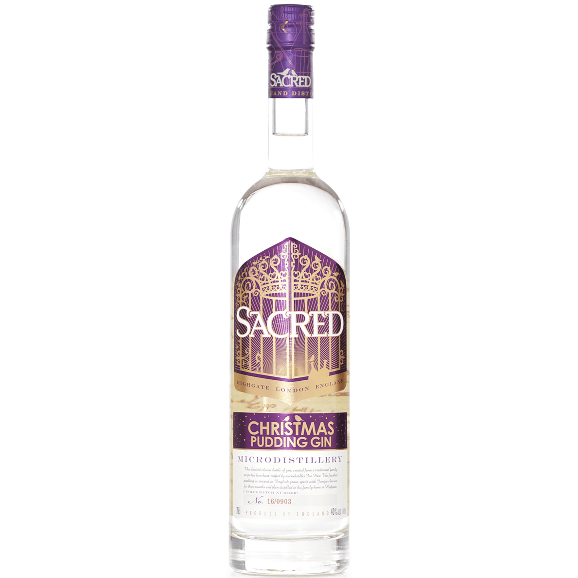 Sacred Christmas Pudding Gin