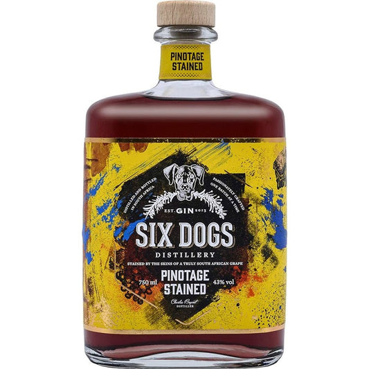 Six Dogs Pinotage Stained Gin The General Wine Company