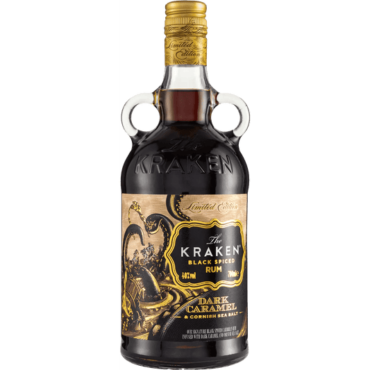 The Kraken Black Spiced Rum - Limited Edition Dark Caramel & Cornish Sea Salt