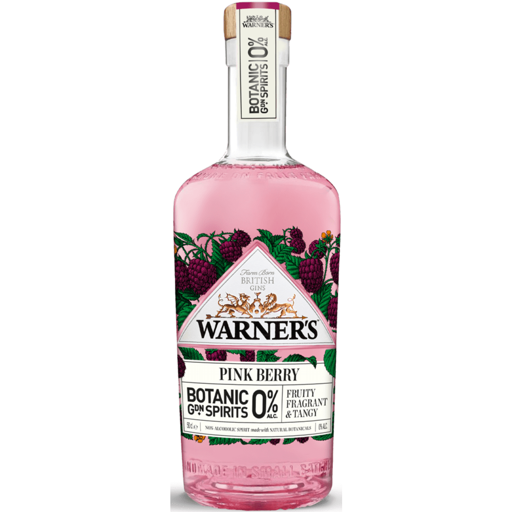 Warners Pink Berry Fruits 0% Spirit 50cl - The General Wine Company