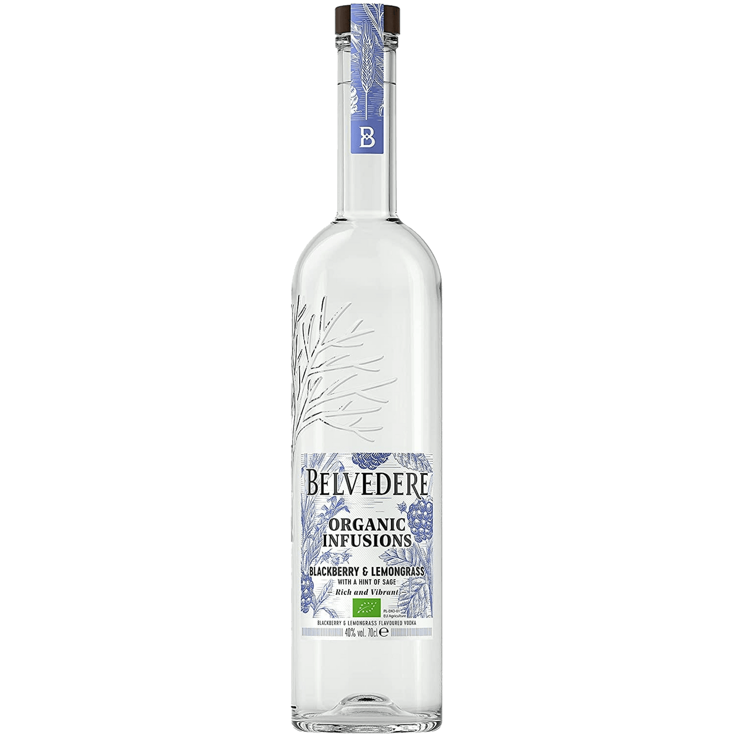 Belvedere Vodka Organic Infusions Blackberry & Lemongrass Vodka The General Wine Company