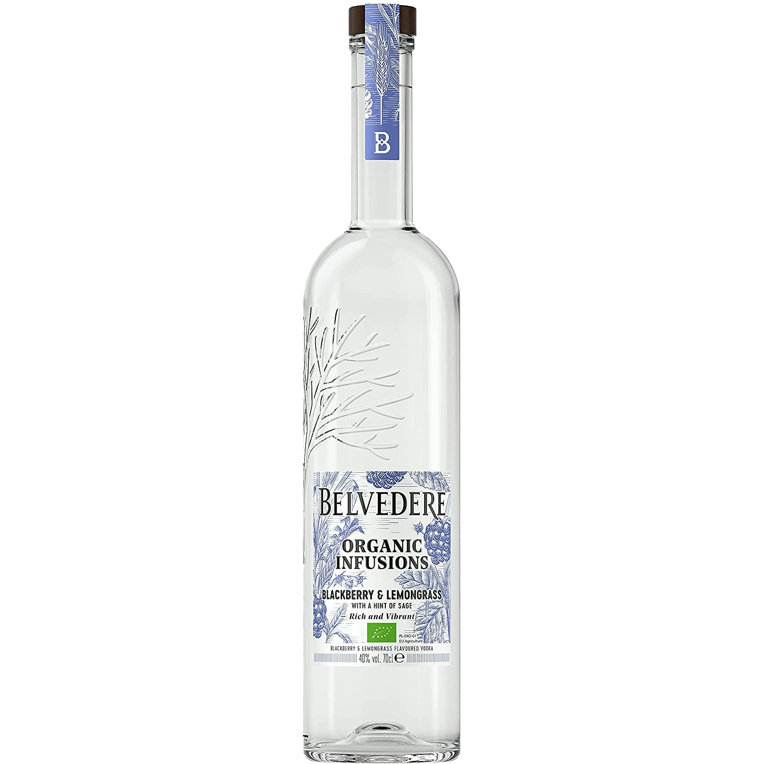 Belvedere Vodka Organic Infusions Blackberry & Lemongrass Vodka The General Wine Company