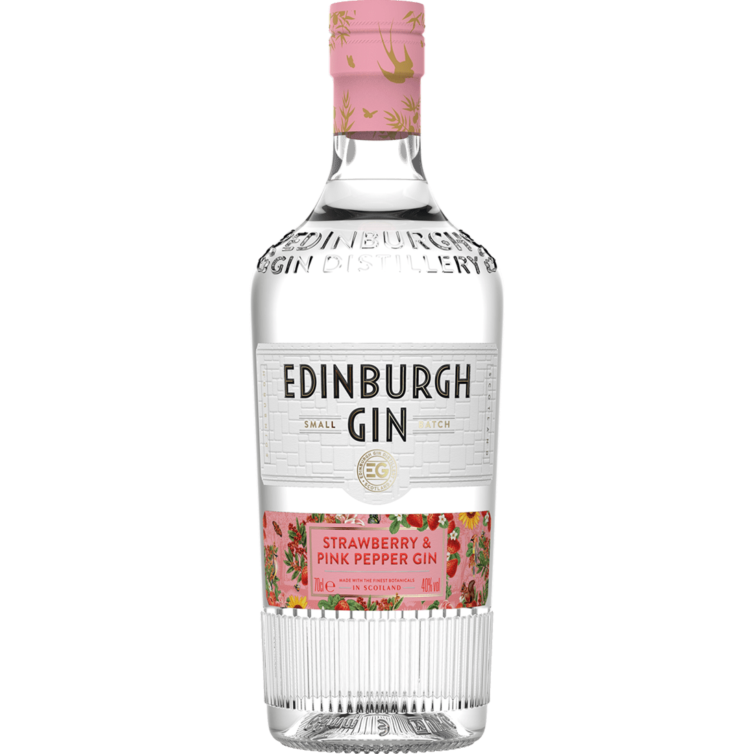 Edinburgh Small Batch Strawberry & Pink Pepper Gin The General Wine Company