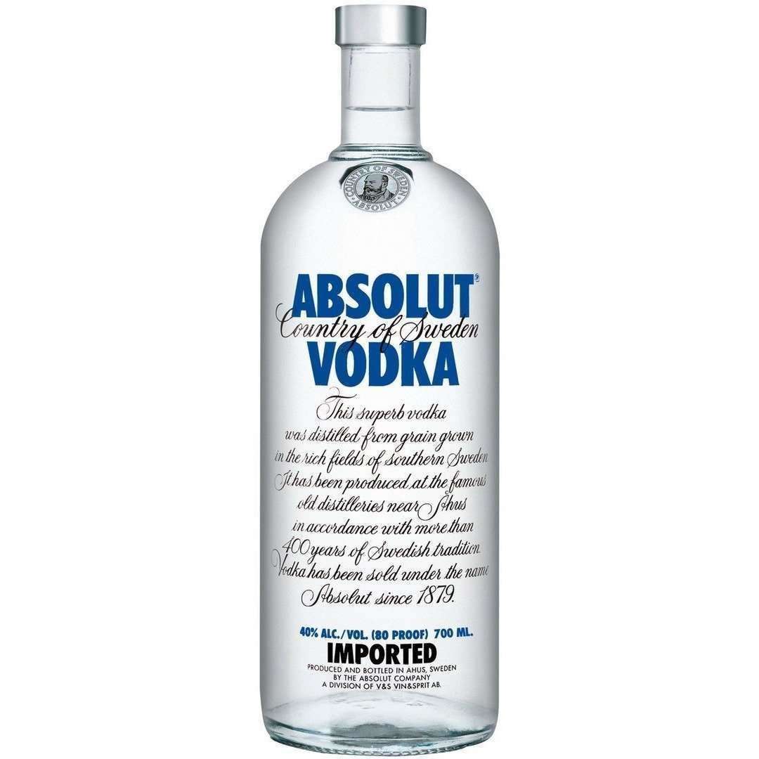Absolut Blue Vodka 40% 70cl - The General Wine Company