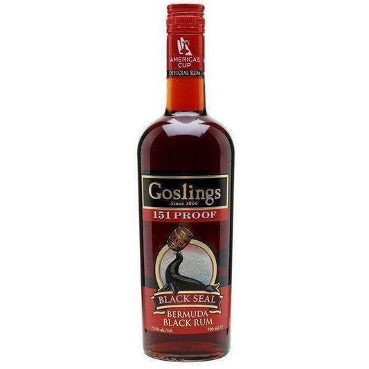 Gosling's 151 Proof Overproof Black Seal Bermuda Rum
