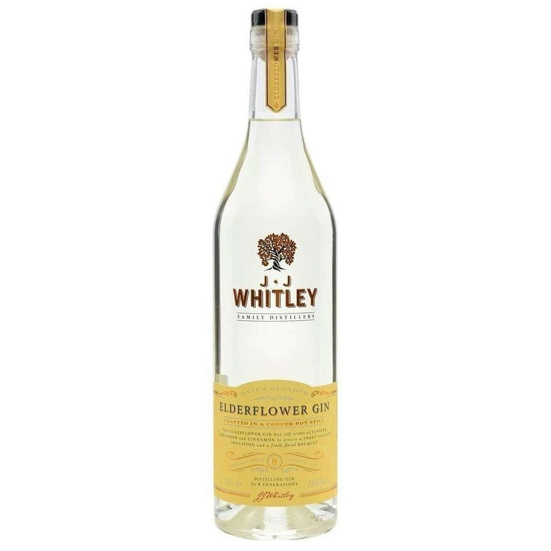 JJ Whitley Elderflower Gin 38.6% 70cl - The General Wine Company