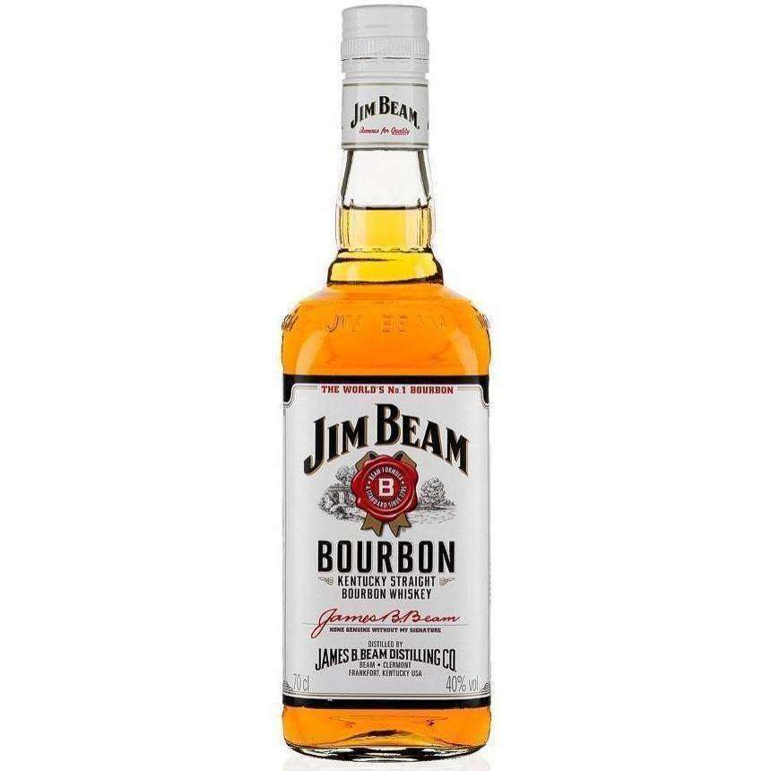 Jim Beam - White Label Kentucky Straight Bourbon Whiskey - 700ml