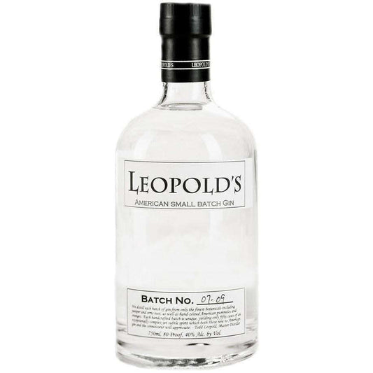 Leopolds American Small Batch Gin The General Wine Company