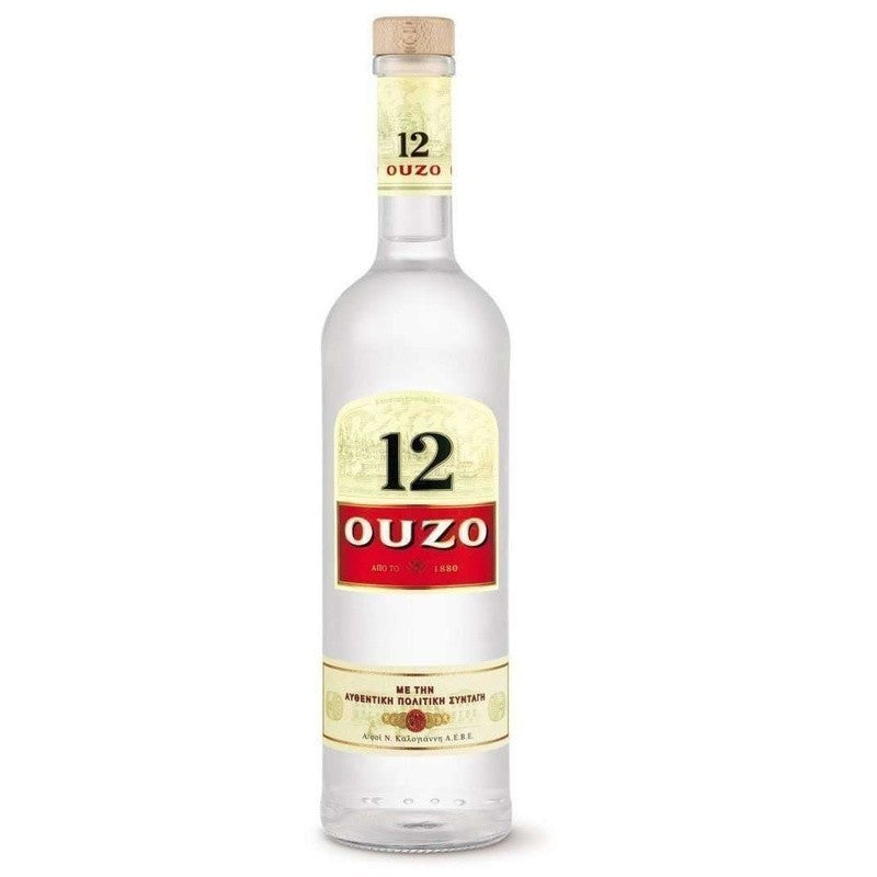 Ouzo 12 Traditional Greek 38% 70cl - The General Wine Company