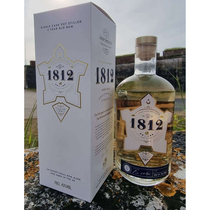 Portsmouth Distillery 1812 Rum 3YO 43% 70cl