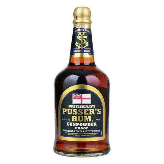 Pusser's British Navy Rum Gunpowder 54.5% 70cl - The General Wine Company